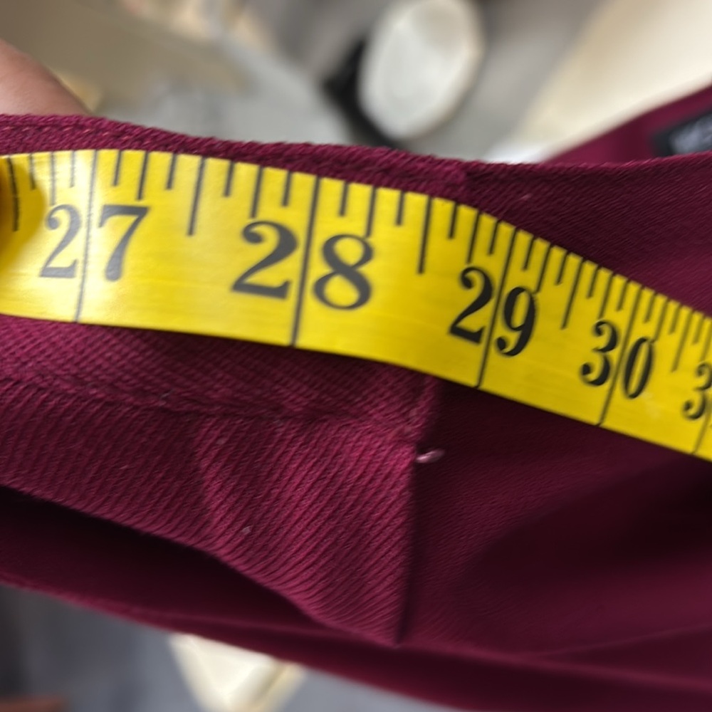 Kasper & Company Maroon Secretary Skirt (14701721) - Picture 8 of 8